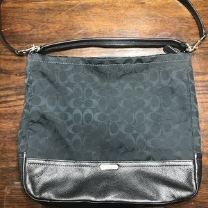 Black coach bag